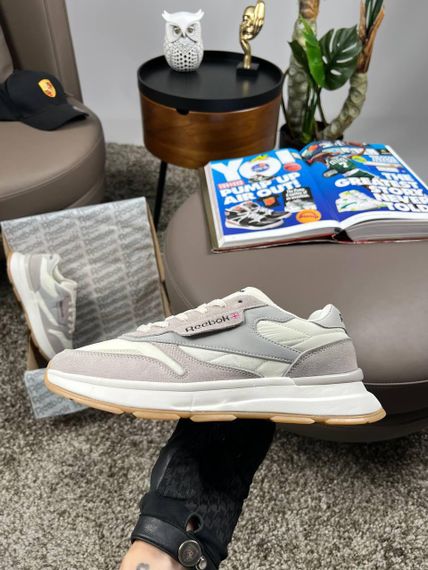 Чоловічі кросівки R3eebok Classic Light Grey White , В'єтнам A4228 42 26.5 | Зображення 3