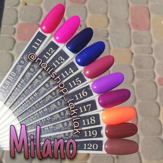 Гель-лак Milano 114 8мл | Зображення 7