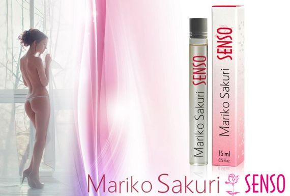 Духи з феромонами жіночі Aurora Mariko Sakuri SENSO (roll-on), 15 мл | Зображення 1
