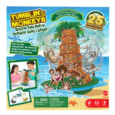 Настольная игра Mattel Games Обезьянки-акробатки на дереве (HTW65)