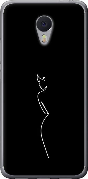 Чехол на Meizu M3 Note Силуэт1 "4590u-256-17620"
