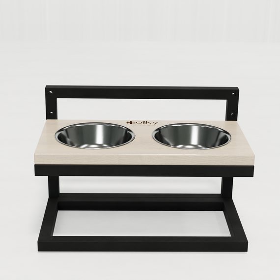 Миски на регулируемой подставке для маленьких собак Hollky Flex S (2 × 0.450 л) FS-422523-BLWH | Зображення 16