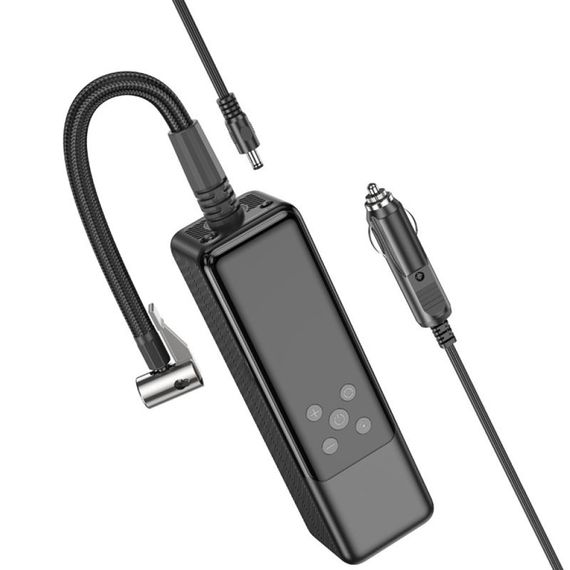 Автомобільний насос Hoco ZP5 May smart air pump Black | Зображення 1
