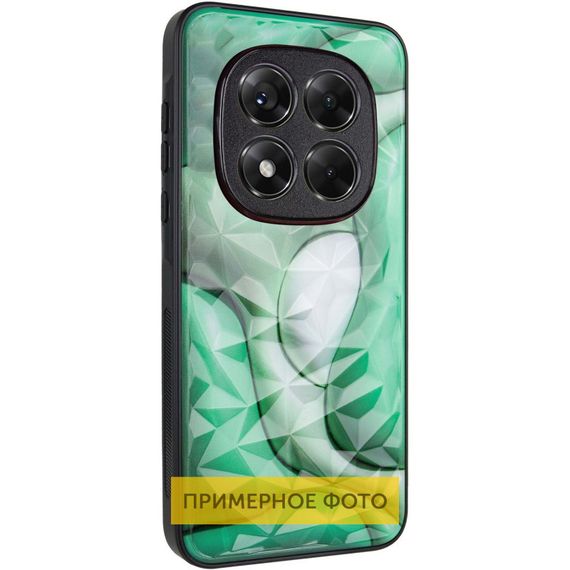 TPU+PC чехол Prisma BubbleGum для Xiaomi Redmi Note 14 4G (Int. version) 3D Green
