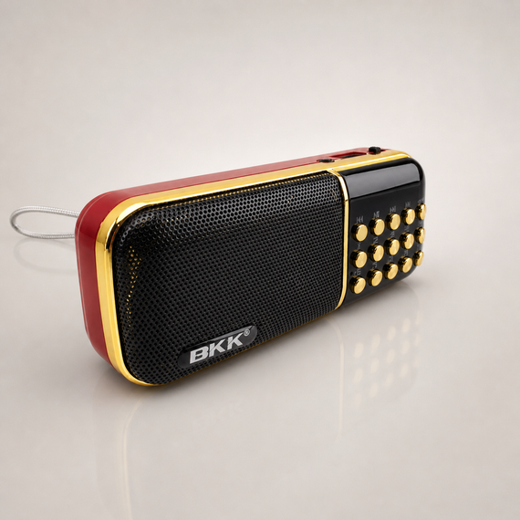 Портативний радіоприймач B851SS з FM-тюнером, LED-дисплеєм, microSD, USB і роз'ємом для навушників | Зображення 1