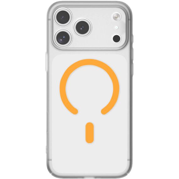 Чохол PC Slim Matte with Magnetic Fit (camera button) для Apple iPhone 17 Pro Max (6.9") Orange | Зображення 1