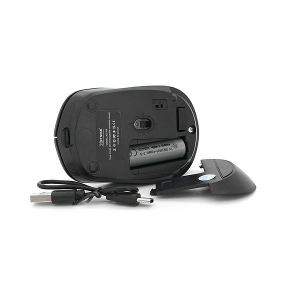 Мышь беспроводная XSTRIKE XS-105.800/1600/2400DPI,2.4GHZ,АКБ 400mAh,Black,Box | Зображення 3