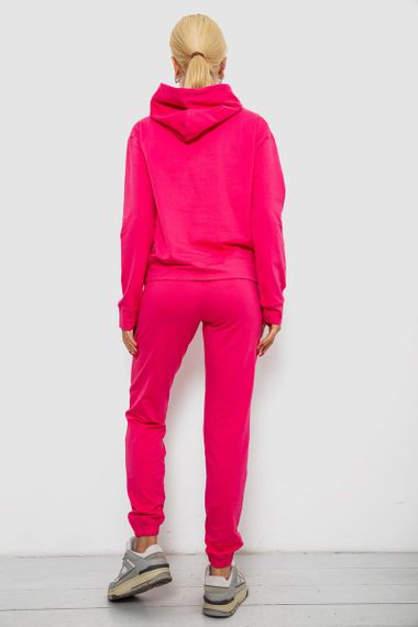 Спортивний костюм жіночий двонитка  уцінка, колір рожевий, 214R1419-006-U-19 | Зображення 3