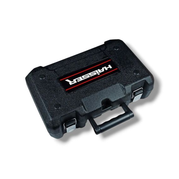 Кутова шліфмашина, болгарка HAISSER GA-14SEC, 1400 Вт, Ø125 мм, регулювання обертів, кейс | Зображення 6