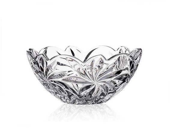 Фруктівниця Bohemia Flora 6KG79/99X03/280/Y 28 см прозора