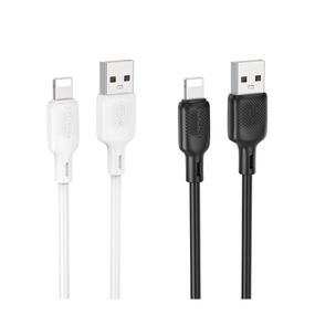 USB Borofone BX113 Silicone Lightning 2.4A
