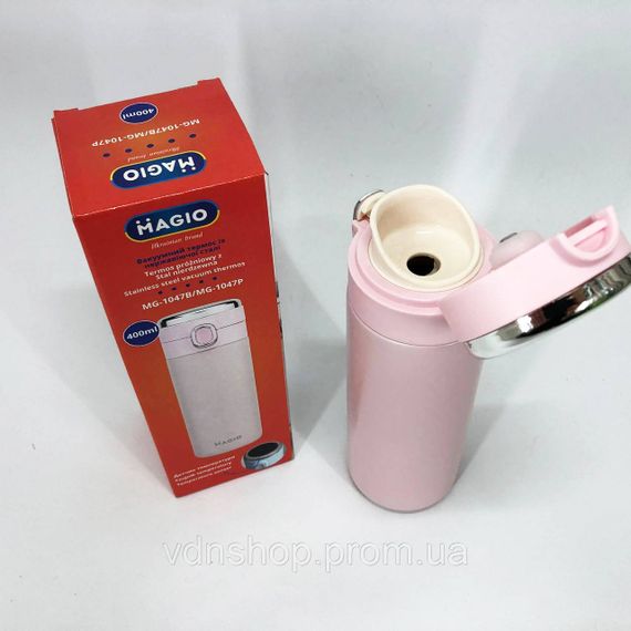 Термос з інтелектуальним дисплеєм температури MG-1047P 400 мл, Термос для питної води туристичний UQ-69 | Зображення 1