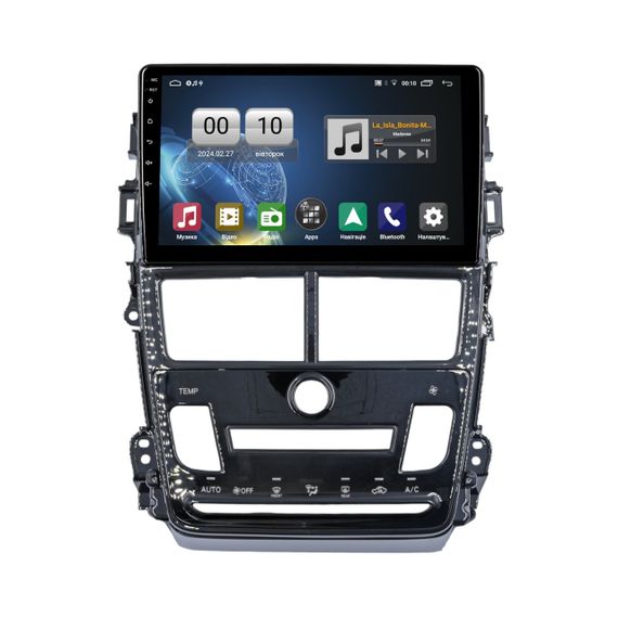Штатна магнітола серії QIV Q1 під Toyota Yaris Vios 2017-2020 (F2) 9''