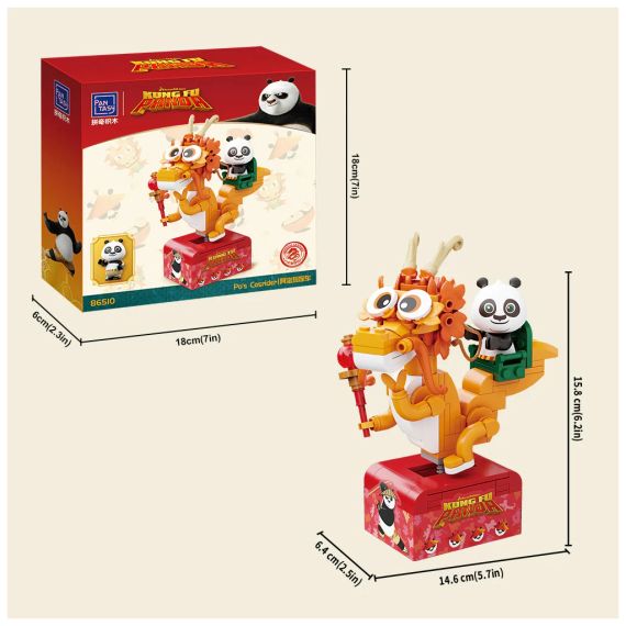 Конструктор Pantasy Kung Fu Panda Косрайдер По (86510) | Зображення 2
