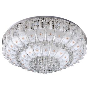 Люстра потолочная торт хрустальная E14 40W WH (BCL-621C/16)