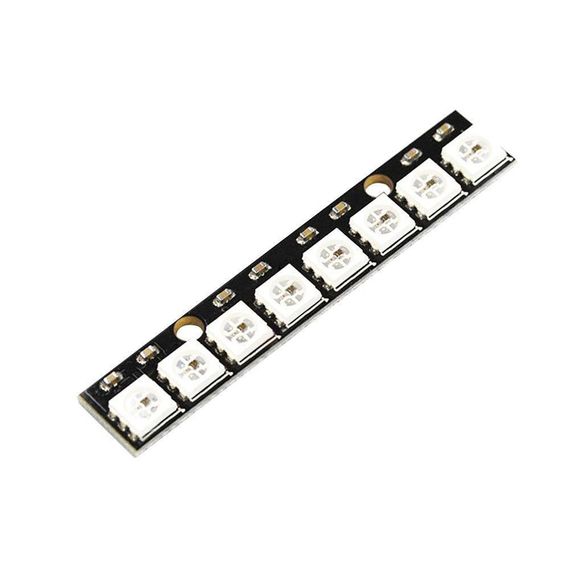 Полоса RGB светодиодов WS2812B (8 шт) | Зображення 2