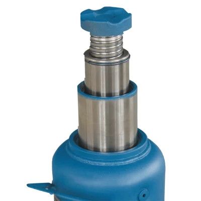 Домкрат GTM гидравлический бутылочный 10т (210-520мм) двухштоковый (TH810001) | Зображення 1