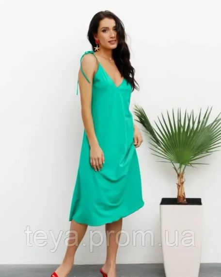 Плаття для жінок колір зелений розмір L FI_001561
