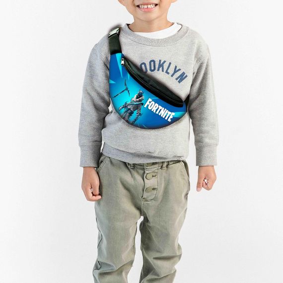 Набір дитячий Fortnite рюкзак 36х27см сумка-бананка, кружка з принтом для хлопчика (01598) | Зображення 2