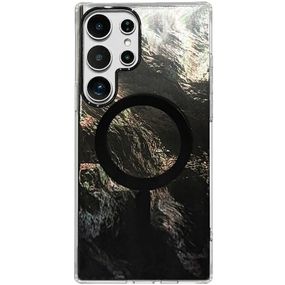 Чохол TPU Shiny Mountain Magnetic Fit для Samsung Galaxy S24 Ultra Black