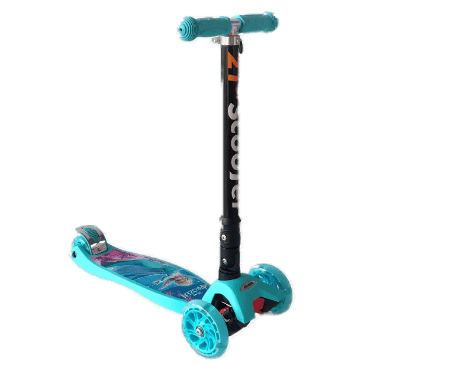 Самокат трехколесный "Scooter" Frozen Голубой