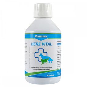 Витамины Canina Herz-Vital для собак и кошек, поддержка сердца, 250 мл