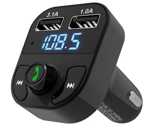ФМ модулятор FM трансмиттер CAR X8 с Bluetooth MP3 (X8) | Зображення 2