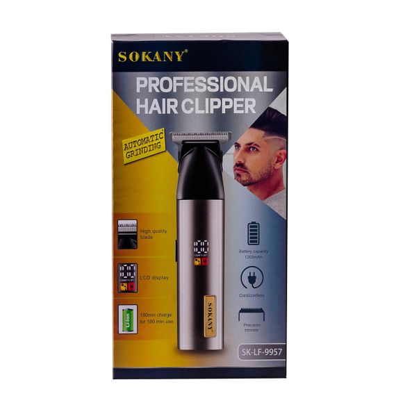 Машинка для стрижки Sokany SK-LF-9957 акумуляторна | Зображення 6