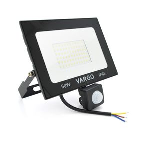 Прожектор LED с датчиком движения Vg-50W, IP65.6500K, 2700Лм