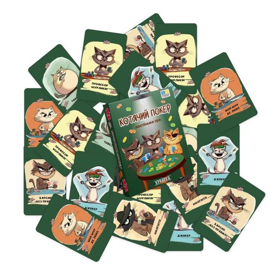 Настільна гра "Котячий покер" 30940 інструкція, гральні картки | Зображення 3