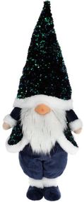 М'яка іграшка "Гном" 77см, синій у пайєтках