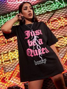 Футболка жіноча з принтом повсякденна L Чорний