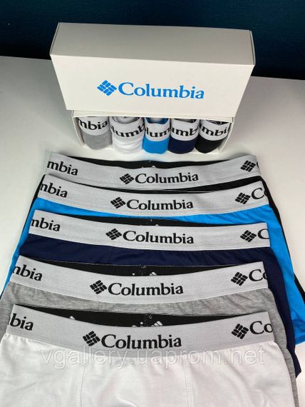 Набір трусів Columbia, подарунковий комплект трусів Коламбія в коробці на 2-5 штук, білизна Columbia 2-5 шт | Зображення 3