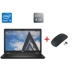 Ноутбук Dell Latitude 5580 / 15.6" (1366x768) TN / Intel Core i5-7200U (2 (4) ядра по 2.5 - 3.1 GHz) / 8 GB DDR4 / 256 GB SSD / Intel HD Graphics 620 / WebCam / Windows 10 б/в + Подарунок  Нова бездротова миша USB