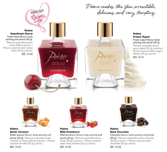 Їстівна фарба для тіла Bijoux Indiscrets Poеme - Wild Strawberry, 50г | Зображення 6