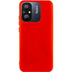 Чохол Candy Silicone для Xiaomi Redmi 12C колір Червоний