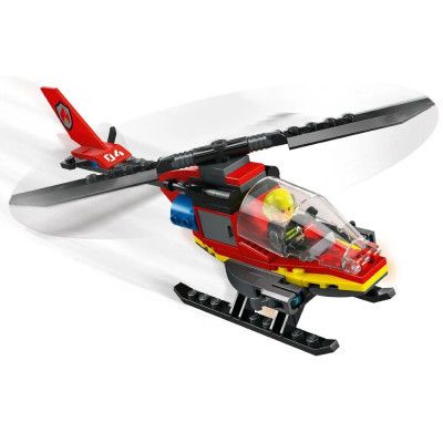 Конструктор LEGO City Пожежний рятувальний гелікоптер 85 деталей (60411) | Зображення 5