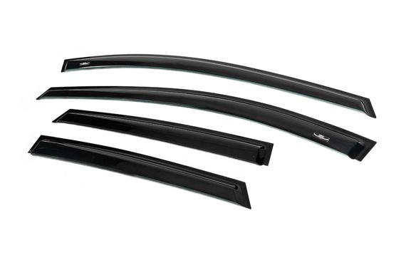 Ветровики (4 шт, HIC) для Seat Leon 2013-2020 гг | Зображення 1