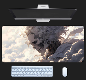 Игровая поверхность для мышки с Аниме принтом "Ван Пис / One piece" Брук 800*300*3 мм 0109