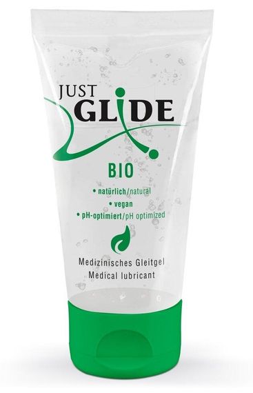 Веганський органічний гель-лубрикант - Just Glide Bio, 50 ml Sex Aura