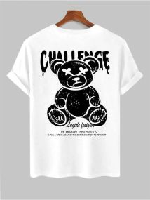 Футболка женская с принтом повседневная L Белая