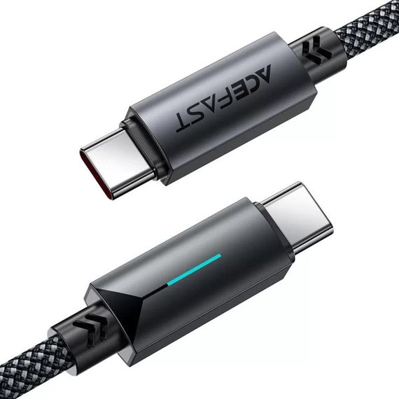 Дата кабель Acefast C19-03 Type-C to Type-C 60W (1.2m) Black | Зображення 2