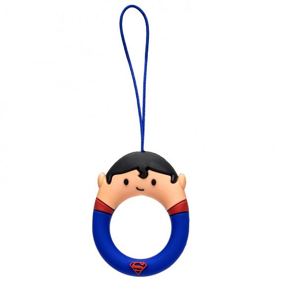 Силиконовый футляр Marvel & DC series для наушников AirPods 1/2 + кольцо Супермен/Синий | Зображення 5