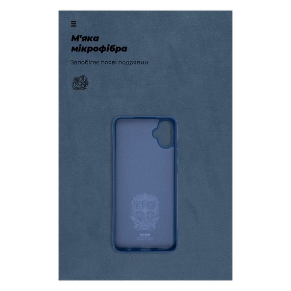 Чохол до мобільного телефона Armorstandart ICON Case Samsung A05 (A055) Dark Blue (ARM71802) | Зображення 3