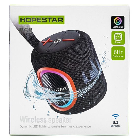 Bluetooth колонка Hopestar P68 10W Black | Зображення 3