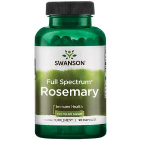 Комплекс для профилактики работы печени Swanson Full Spectrum Rosemary 400 mg 90 Caps