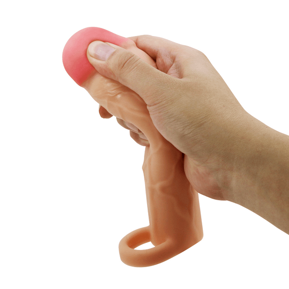 Насадка на член - Pretty Love Hani Penis Extender +2" Flesh | Зображення 5