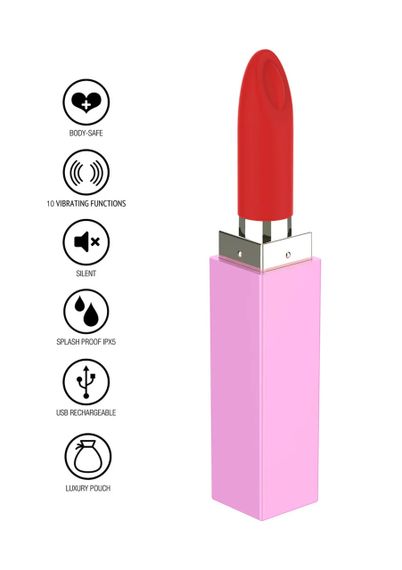 Вібратор помада Sealed With A Kiss Lipstick Vibe sexstyle | Зображення 6