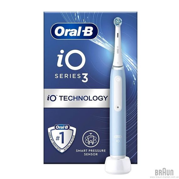 Електрощітка BRAUN Oral-B iO Series 3 iOG3.1A6.0 Ice Blue | Зображення 1