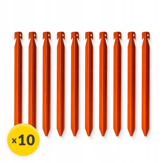 Набір кілочків для намету Mountain Goat алюмінієві 18 см, V-подібні 10 шт (P-5905973406895)